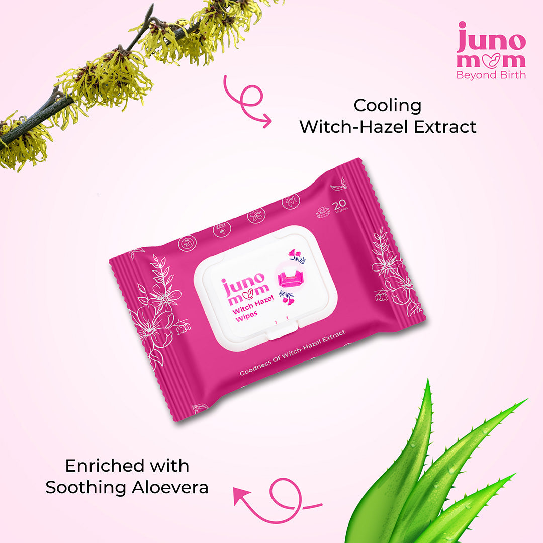 Juno Mom Witch-Hazel Wipes