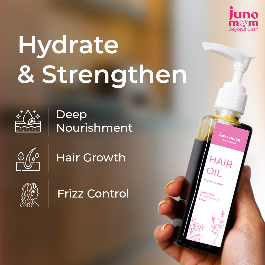 Juno Mom Hair Oil For Postpartum | 100 ml