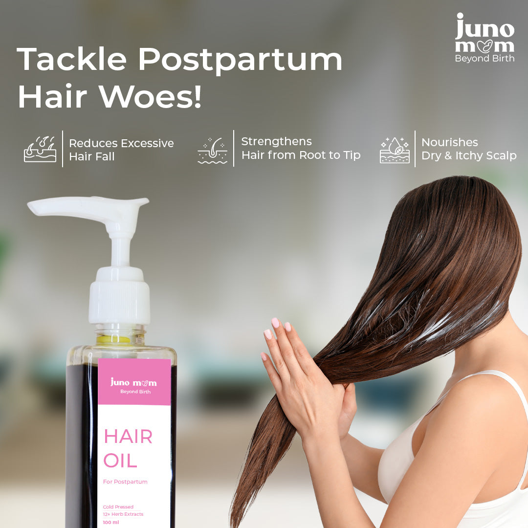 Juno Mom Hair Oil For Postpartum | 100 ml