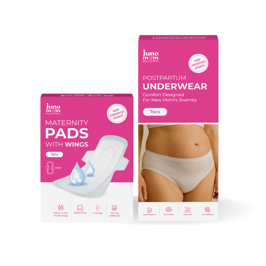 Maternity Pads & Disposable Underwear by Juno Mom