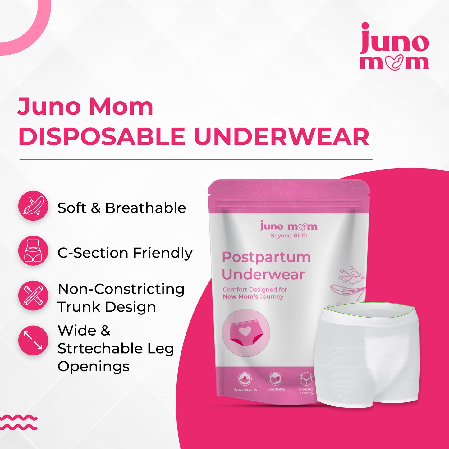 Juno Mom Natural Birth Postpartum Kit